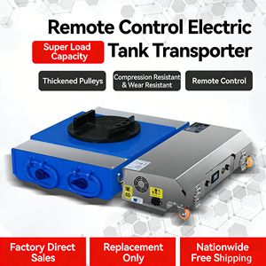 Электрический многороликовый транспортный скейт на 50 тонн с дистанционным управлением для перемещения оборудования и машин - Product Image 4
