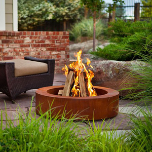 Maceta de <span class=keywords><strong>Acero</strong></span> Corten, Grande, Vertical, Borde de Jardín de <span class=keywords><strong>Acero</strong></span> Corten, Maceta Redonda de <span class=keywords><strong>Acero</strong></span> Corten - Product Image 5