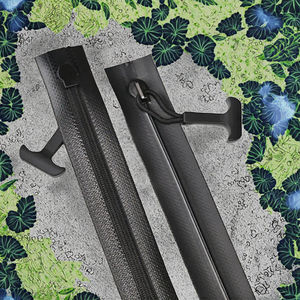Fermeture éclair en nylon de haute qualité, écologique, étanche à l'air et à l'eau, à extrémité fermée, sans curseur de verrouillage, modèle 10 #   pour combinaison de plongée hyperbare - Product Image 3