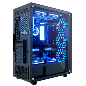 Boîtier d'ordinateur de jeu HD USB3.0 MATX avec <span class=keywords><strong>tour</strong></span> <span class=keywords><strong>PC</strong></span> en verre trempé pour les configurations de jeu - Product Image 4