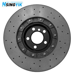 Hsingyik disco <span class=keywords><strong>freno</strong></span> anteriore in carbonio ceramica per <span class=keywords><strong>Bmw</strong></span> <span class=keywords><strong>F20</strong></span> F21 F30 F31 F32 F33 F34 F36 F80 F82 83 OE 34106797603 370x30mm - Product Image 4