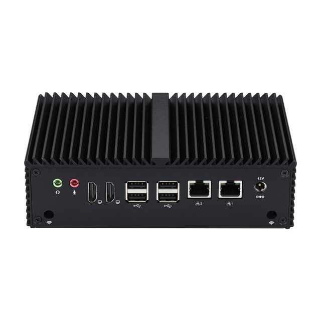 Qotom 2024 New Multiple USB Ports Intel N100 Alder Lake-N Processor Mini PC 3 M.2 Can Be Used As NAS Storage Server