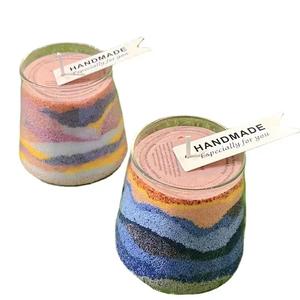 Peinture de sable faite à la main aromathérapie bougie votive colorant liquide perle cire couleur particule pour mariages nouvel an bars-vente en gros - Product Image 1
