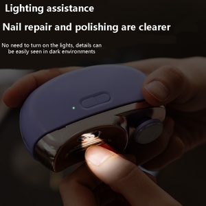 Cortauñas Eléctrico Automático 2 en 1 para Bebés con Pulido y Luz para un Manicura Perfecta - Product Image 4