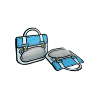 Sacs en Mylar réutilisables rouge/bleu avec fermeture éclair PE, qualité alimentaire, double face, épaisseur 26c, impression en héliogravure, traitement de surface, sacs cadeaux pour bonbons
