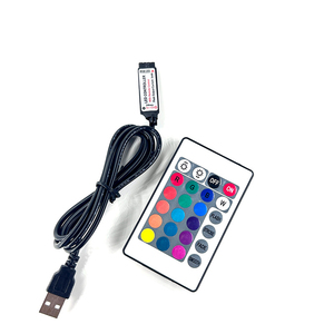 Dc 5V USB <span class=keywords><strong>LED</strong></span> <span class=keywords><strong>Strip</strong></span> ánh sáng <span class=keywords><strong>RGB</strong></span> điều khiển từ xa <span class=keywords><strong>IR</strong></span> Remoter RF điều khiển không dây cho <span class=keywords><strong>LED</strong></span> <span class=keywords><strong>Strip</strong></span> ánh sáng trang trí nội thất - Product Image 1