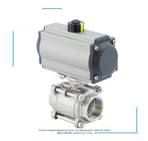 Q611F Connecteur rapide sanitaire pneumatique à 3 pièces en acier inoxydable 304 avec extrémité filetée pour le contrôle du gaz/de l'eau/de l'huile, port DN8 - Product Image 3
