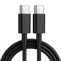 Câble de données USB-C en PVC en gros, charge rapide 3A, 0,5m 1m 1,5m, câble de chargeur PD en cuivre pur pour iPhone, appareil photo, ordinateur