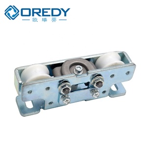 Juego de Poleas para <span class=keywords><strong>Puerta</strong></span> Corredera Automática Moderna OREDY, Soporte de <span class=keywords><strong>Puerta</strong></span> Automática de Acero con Polea de Poliéster, Fácil Instalación con Tornillos - Product Image 3