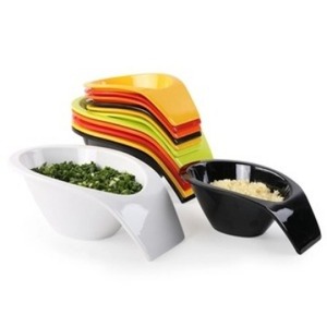 Vajilla giratoria de melamina A5 para restaurantes, recipientes para condimentos, recipientes inclinados para verduras, brochetas, para uso comercial. - Product Image 1