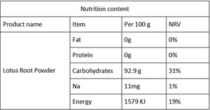 ผงสารสกัดราก<span class=keywords><strong>บัว</strong></span>สำเร็จรูปสำหรับอาหาร ตัวอย่างฟรี - Product Image 5