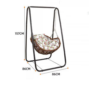 Venta al por mayor al aire libre Columpio de alta calidad Hogar y portátil al aire libre plegable camping <span class=keywords><strong>hamaca</strong></span> Columpio de playa - Product Image 1