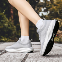 Chaussures de sport pour hommes Oem Odm direct d'usine vente en gros orteil large meilleure douleur au pied orthopédique diabétique en coton chaussures de course décontractées pour hommes