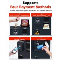 Sistema de Gestión de Efectivo para Juegos con Reciclador de Billetes, Tolva de Monedas, Solución de Aceptación y Dispensación, Uso Comercial, Quiosco de Autoservicio