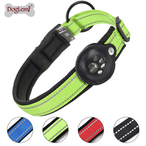 스마트 강아지 목걸이 맞춤형 리본 신규 브랜드 GPS 위치추적기 블루투스 분실방지 애완동물 감지 웨어러블 트래커 프린트 패턴 강아지 목걸이 - Product Image 2