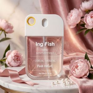 Cosmetic Essential Oil <b>Spray</b> Bottle-Lightweight PE/PET Square Design Credit Card Size Keychain Customizable UV/Silk Screen - Product Image 1