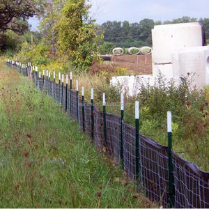 سياج التحكم في الرواسب، سياج حاجز الطمي، سياج الطمي المدعوم بالأسلاك - Product Image 5