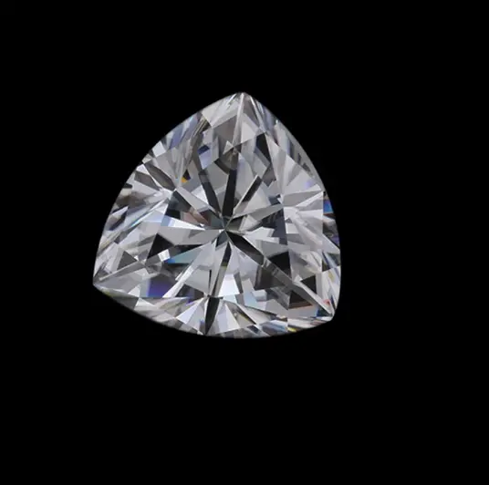 Allentato colore bianco trilioni di forma moissanite del diamante VVS1 grado taglio brillante moissanite pietra allentata reale moissanite