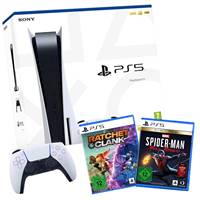 Konsol Video Game Bekas So-ny Play-Station 5 4K 2TB 120fps PC Kecepatan Ultra Tinggi PS5 Pro Slim Disc Edition