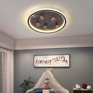 रचनात्मक बच्चों के कमरे की छत लैंप स्थिरता लड़के बेडरूम बास्केटबॉल फांसी लैंप - Product Image 2