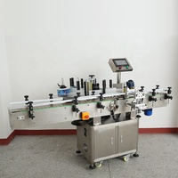 Alibaba Chine fournisseur étiqueteuse automatique/plate étiqueteuse bouteille machine d'étiquetage avec codeur