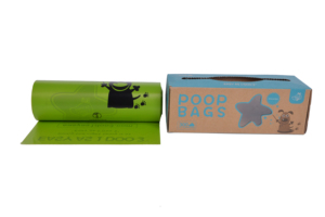 Sacs à déjections canines compostables et biodégradables, écologiques, petits sacs anti-fuites pour la gestion des déchets de chien - Product Image 5