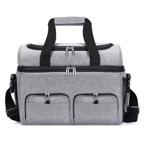plegable bolsa de portátil aislado prueba de fugas refrigerador con correa para el hombro y manejar para bolso de playa - Product Image 1