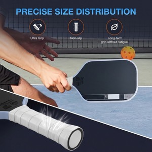 Raquette de pickleball professionnelle en fibre de carbone USAPA Approved Pro V T700 avec noyau en nid d'abeille en polypropylène <span class=keywords><strong>pour</strong></span> un spin et une cohérence ultimes - Product Image 6