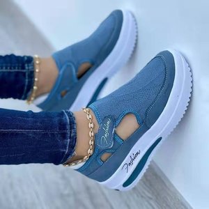<span class=keywords><strong>Scarpe</strong></span> da <span class=keywords><strong>donna</strong></span> primavera estate Casual a fondo piatto intrecciate Cross-Border Plus Size traspirante in <span class=keywords><strong>Velcro</strong></span> stile da passeggio - Product Image 1