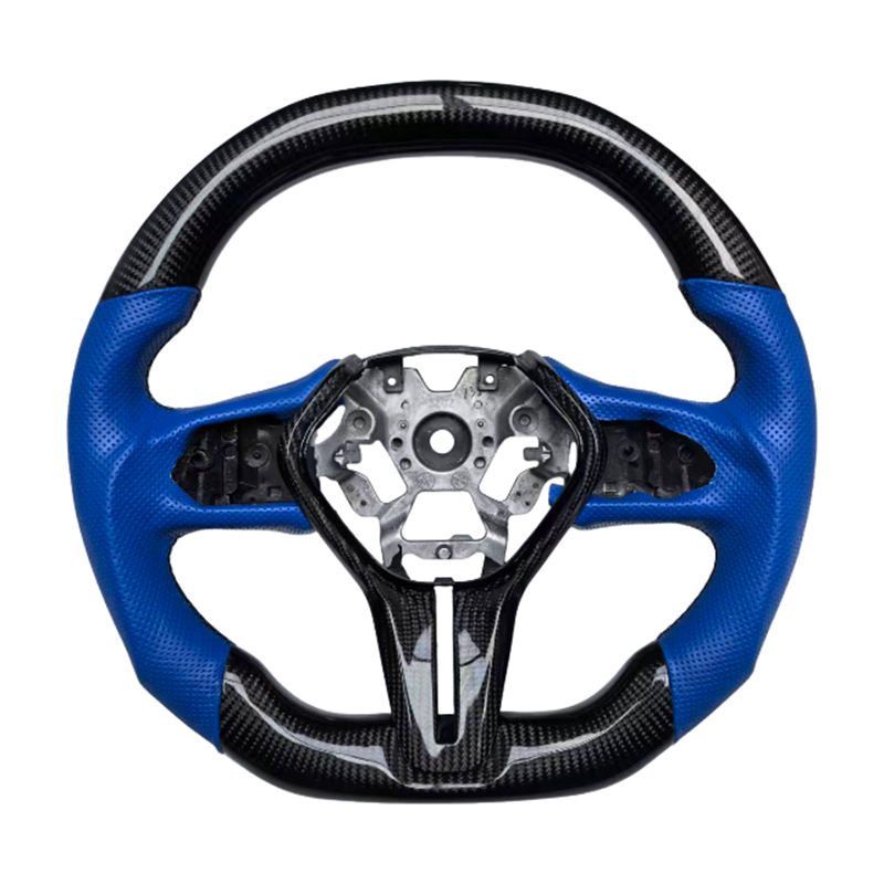 Carbon Fibre+Perforated Leather+Black Stitching