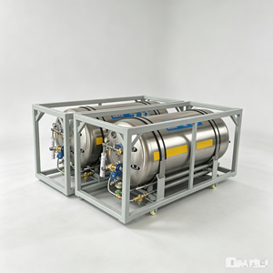 Kryogener LO2 Dewar-Behälter aus Edelstahl, Druckbehälter, Industrieller Tieftemperatur-Lagertank für LN2, LAr, LCO2, LNG - Product Image 3