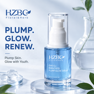 Suero Facial OEM ODM 30ml GHK-Cu Bakuchiol Plump Glow - Suero Facial Doble Antienvejecimiento, Relleno de Arrugas, Estimulante de Colágeno - Product Image 1