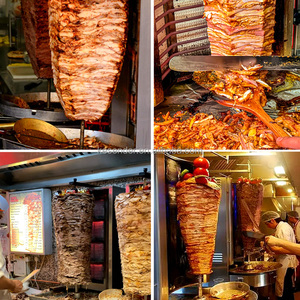 Mới 3-burner gas tự động shawarma & <span class=keywords><strong>Kebab</strong></span> nướng máy thương mại sử dụng 1 năm bảo hành - Product Image 2