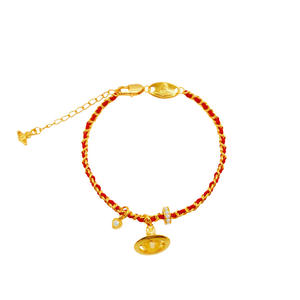 Diffusion en direct : Nouveauté Pendentif Saturne 3D Empress Dowager, Cordon Rouge Plaqué Or, ZIRCON, Kevlar, Bijoux de Luxe Légers pour Femme - Product Image 5