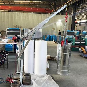 Mini Trailer Pickup Crane dengan <span class=keywords><strong>Hoist</strong></span> Listrik Kecil untuk Truk, Mesin Kelautan, Konstruksi, Pertanian, Pengangkatan Rumah Tangga - Product Image 6