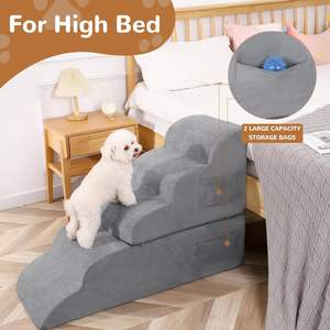 Hoge Kwaliteit Huisdier Klimladder Hond Trappen Voor Hoge Bedden Opvouwbare Hond <span class=keywords><strong>Ladder</strong></span> Trappen - Product Image 4