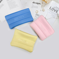 Pochette à bulles gonflée en néoprène personnalisée d'usine OEM Sac de rangement pour soins de la peau de beauté Toilette de plongée Trousse de maquillage cosmétique