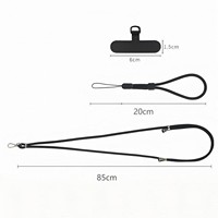 Vente populaire mode Smartphone accessoires universel bandoulière collier attache lanière pour iPhone étui tissé corde sangle