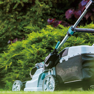 <span class=keywords><strong>Desbrozadora</strong></span> inalámbrica multifunción 4 en 1, cortadora de césped, 21V, batería de litio, 2Ah, sin escobillas - Product Image 5