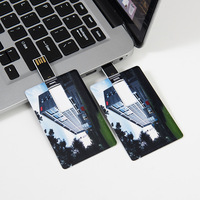 Kartu Promo Logo Kustom USKY 1GB 2GB 4GB 8GB 16GB 32GB 64GB 128GB Memory U Stick Pendrive Pen Drive Usb Flash Drive Kartu Kredit
