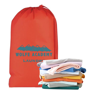 Surdimensionné durable réutilisable de cordon en nylon polyester sacs à linge robuste - Product Image 3