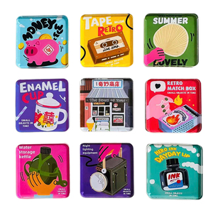 Personalized Custom Acrylic Magnetic Refrigerator Magnet Customized 3D Magnetic <b>Sticker</b> with Delicate Pattern for Souvenir Gifts - Product Image 2