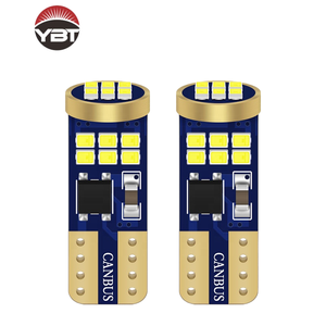 Lampe de lecture T10 W5W 4014 15SMD 3014 15SMD, éclairage de plaque d'immatriculation 12V 1.4W universel - Product Image 2