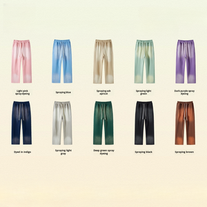 Completo da Uomo Vintage Lavato <span class=keywords><strong>con</strong></span> <span class=keywords><strong>Felpa</strong></span> Girocollo e Pantaloni, 360g, Tinto a Spruzzo, 100% Cotone, Vestibilità Ampia, Tessuto Lavorato a Maglia <span class=keywords><strong>con</strong></span> <span class=keywords><strong>Cerniera</strong></span>, per Inverno - Product Image 2