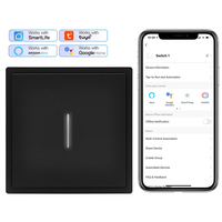 MVAVA Moderne Domotique PC Matériel Bouton Poussoir Tactile Tuya Wifi Zigbee Lumière Électrique Mur Smart Switch avec Indicateur LED