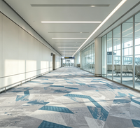 Moquette murale sur mesure en rouleau 4m, en nylon avec envers en feutre, résistante aux taches, pour commandes en gros, idéale pour les entreprises de finition et les chambres d'hôtel.