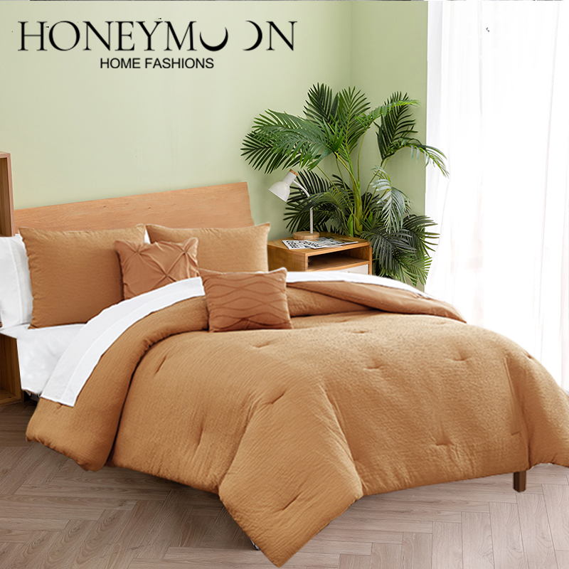 emboreidery comforter sets 5pcs