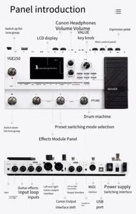 Đối với ge250 Guitar điện bàn đạp đa hiệu ứng Bộ vi xử lý kim loại hiệu ứng cho Bass Guitar dây nhạc cụ phụ kiện - Product Image 4