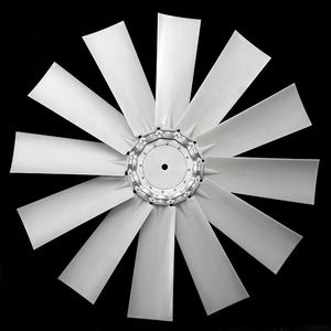 ใบพัดลมประกอบ 12 ใบ ทำจากไนลอน พลาสติก แบบใบพัดแกน สำหรับเครื่องยนต์รถบรรทุกหนัก - Product Image 6