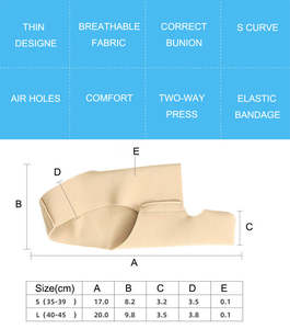 Semelle orthopédique <span class=keywords><strong>Hallux</strong></span> <span class=keywords><strong>Valgus</strong></span> Séparateur d'orteils Lisseur d'orteils Attelle Brace Protector Bunion Corrector Big Toe Cap - Product Image 3